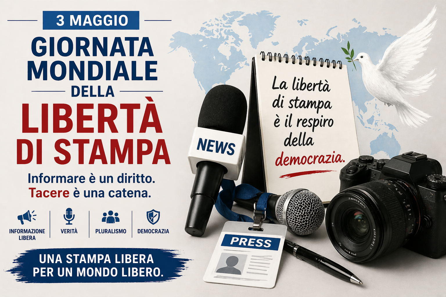 Giornata Mondiale della Libertà di Stampa