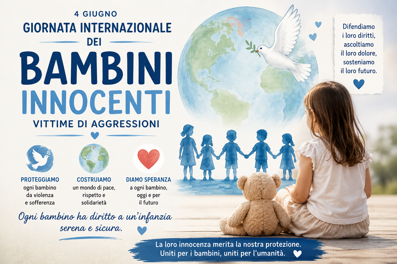 Giornata Internazionale dei Bambini Innocenti Vittime di Aggressioni