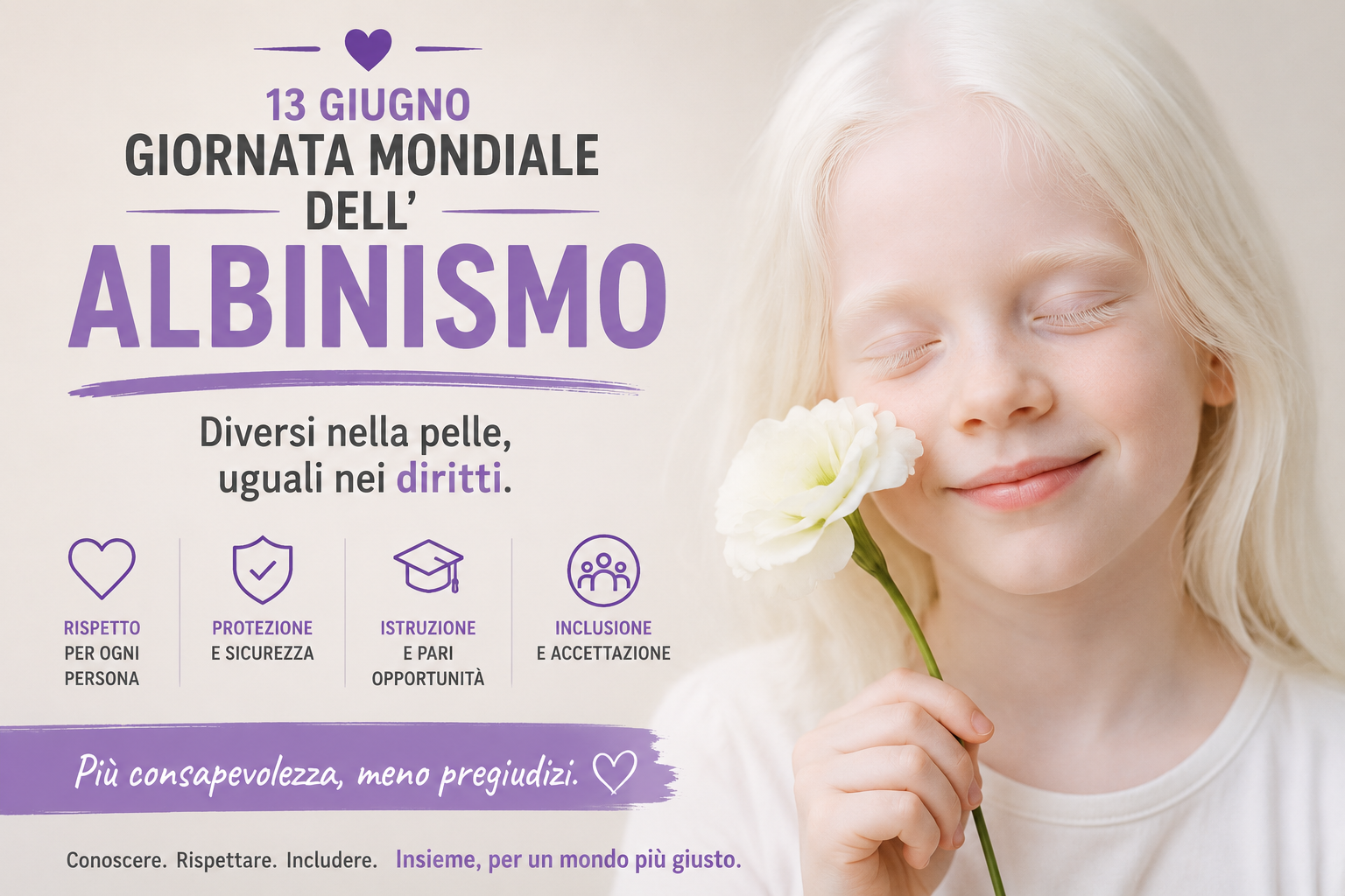 Giornata Mondiale dell’Albinismo