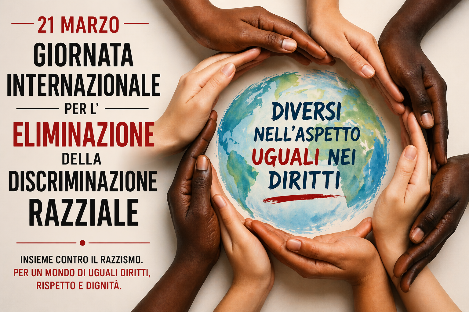 Giornata Internazionale per l'Eliminazione della Discriminazione Razziale