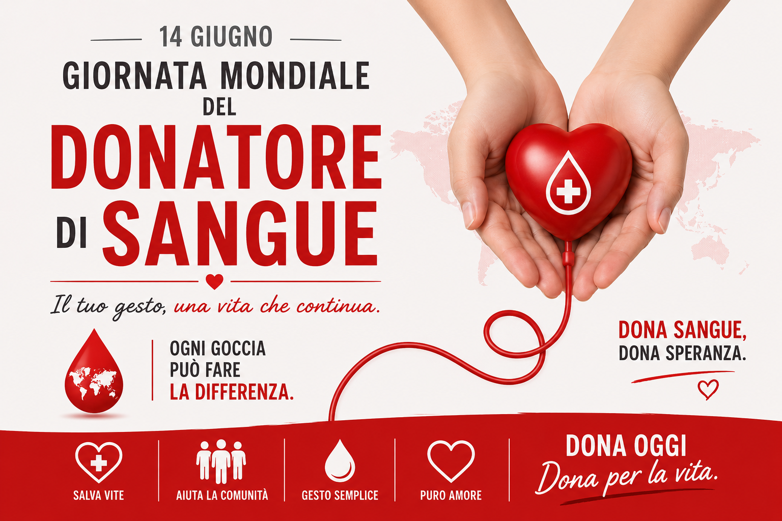 Giornata Mondiale del Donatore di Sangue